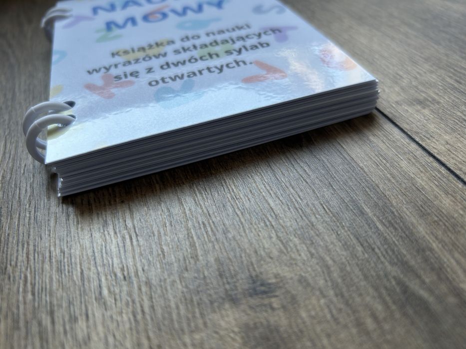 Książka Nauka mowy wyrazy 2 sylabowe
