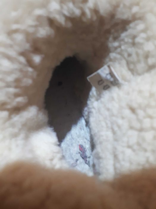 Угги ugg Australia w7 стелька 23 см 36 37 размер кожа мех ботинки