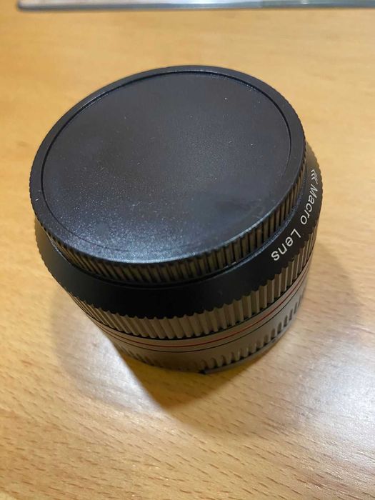 Câmera Refletiva Digital com macro lente -Nova