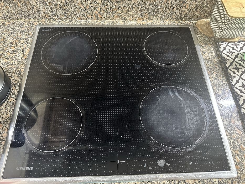 Placa vitroceramica siemens e forno para desocupar