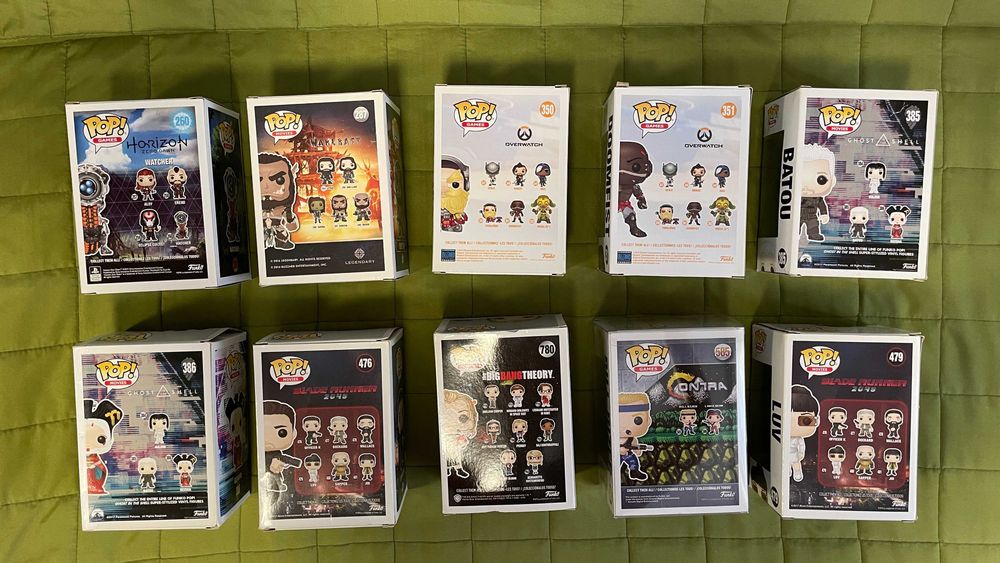 Funko Pop! коллекция — 10 фигурок