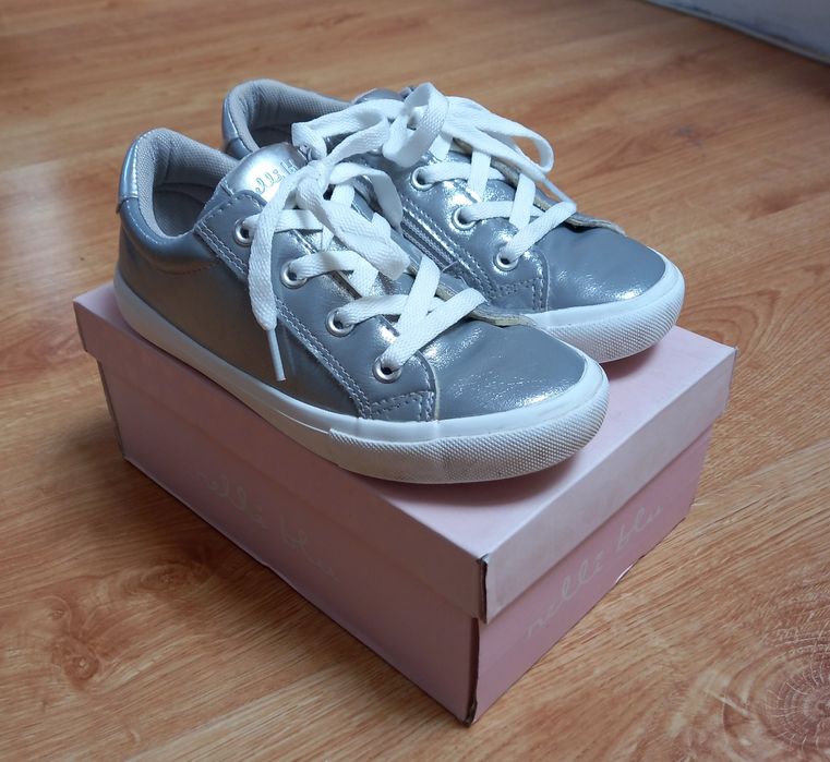 Trampki roz. 33 Nelli blu srebrne półbuty