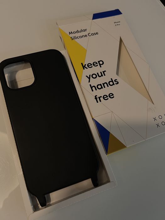 Czarne etui, case 14 pro max XOUXOU