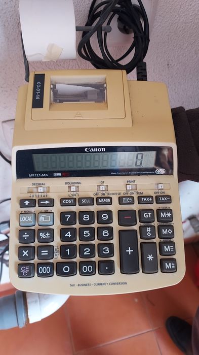 Calculadora de rolo Canon
