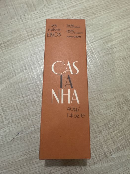 Creme de mãos Natura Castanha do Pará