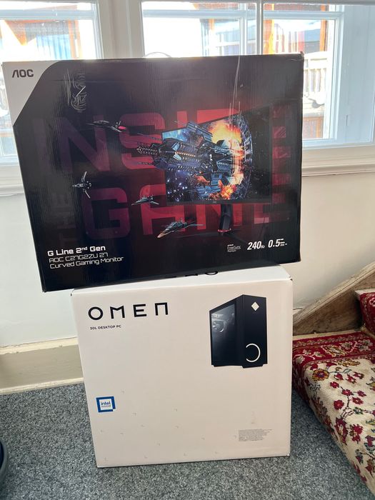 Monitor AOC + HP Omen428222811042621443