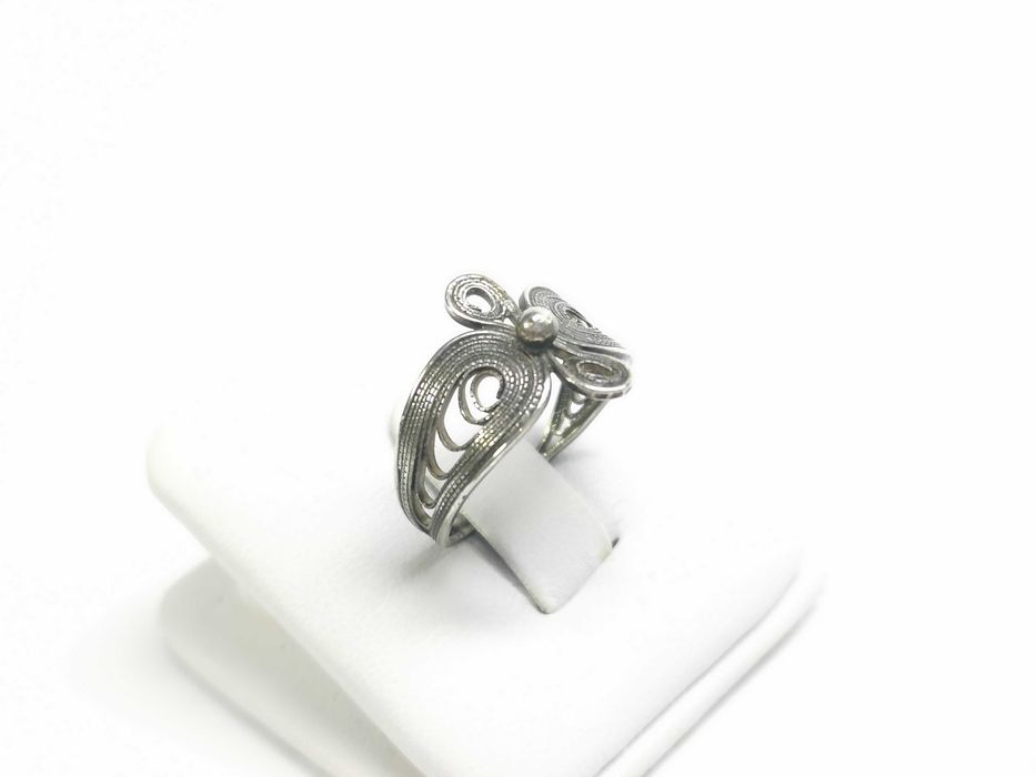 pierścionek SREBRNY 2,24g filigran Lombard Kraków K18.pl
