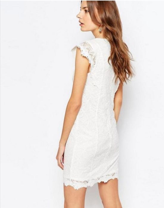 Брендова біла мереживна сукня Vila Clothes S-M