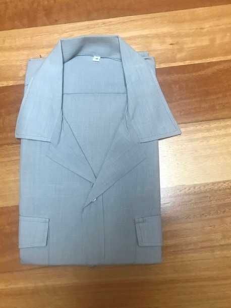 Camisa militar azul claro