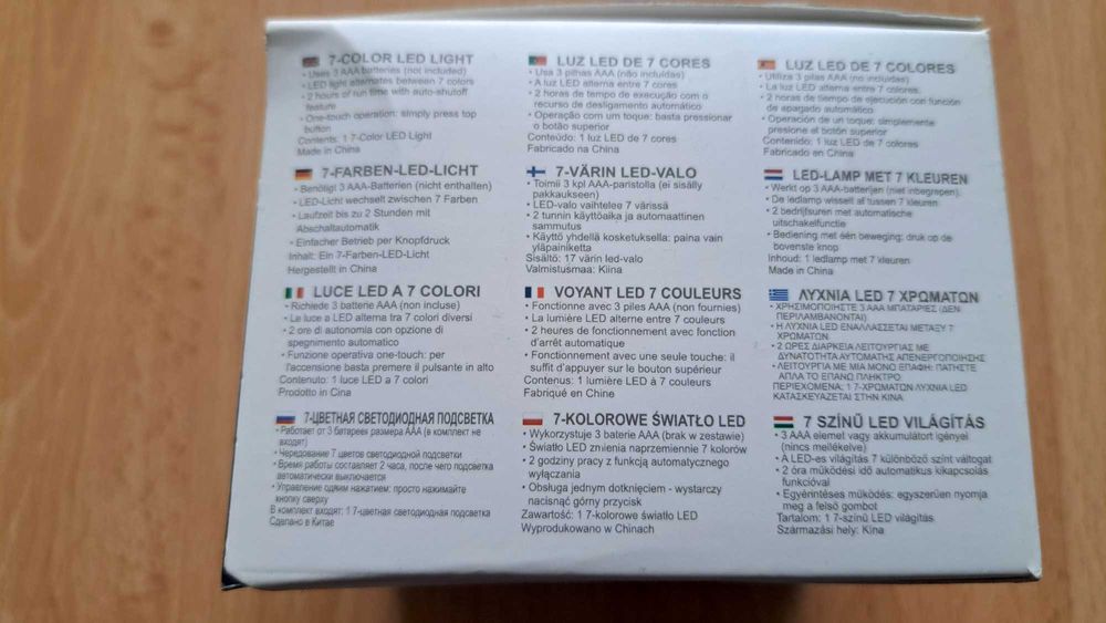 7-kolorowe światło LED Lay-Z-Spa XTRAS  bestway  lampka