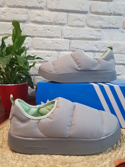 Adidas puffylette 39 40 адідас пуфілет сліпони зимові