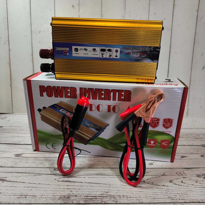 2kW преобразователь 12 220 для авто и дома