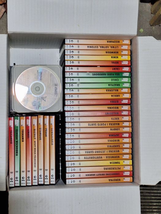 Filmy DVD "Dokoła Świata" kolekcja