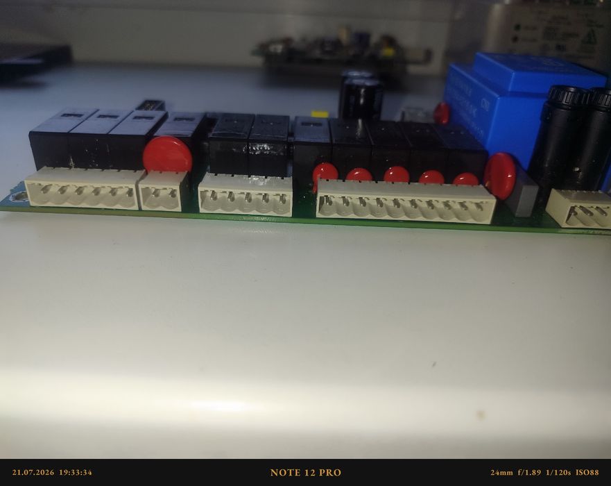 Комплект автоматики GUARDIAN v3 (Плата CPU с ЖК + Плата 10 реле) + БП Omron 24V