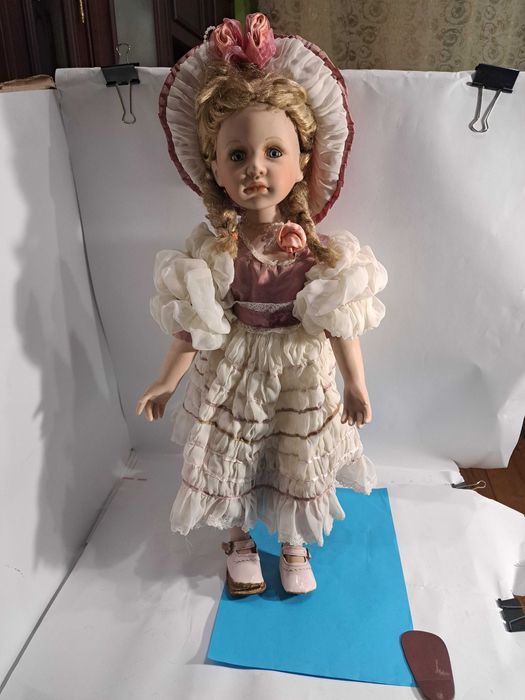 Кукла, Фарфоровая, 59 см,  фарфор
