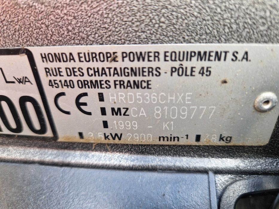 Kosiarka spalinowa HONDA HRD536C 5KM napęd sprzęgło - stan znakomity!!