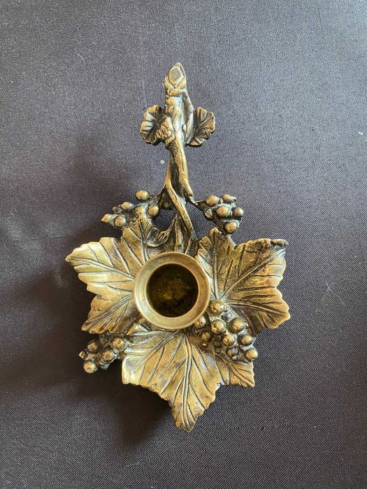 Suporte vela em bronze/latão Vinted