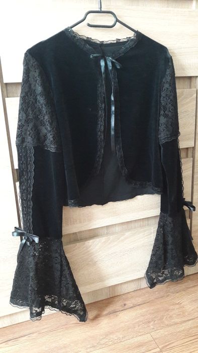 Wdzianko welurowe goth lolita alternative