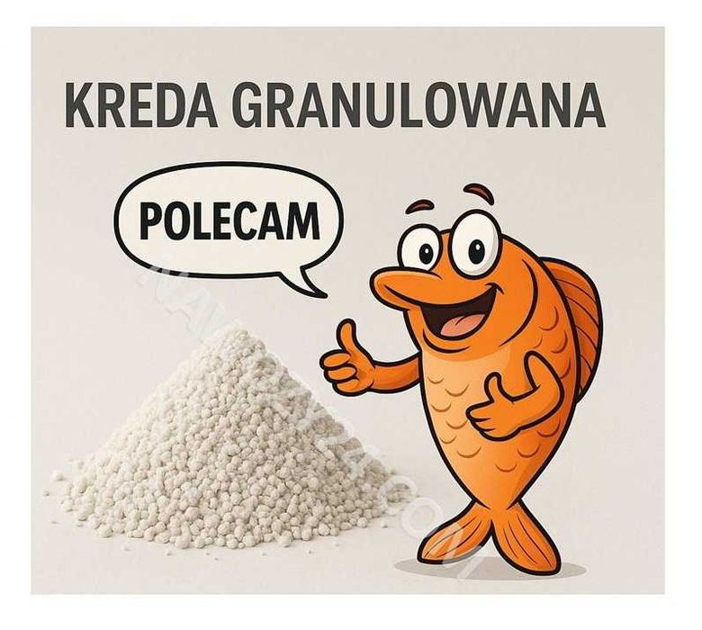 Kreda wodna, kreda dla ryb zmniejsza choroby likwiduje glony 20kg