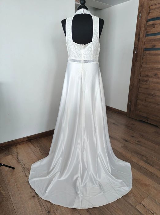Suknia ślubna Bonprix 42 XL biała