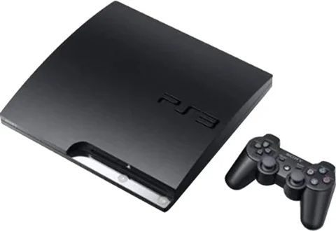 PS3 com 1 controle com fio e 1 jogo fifa