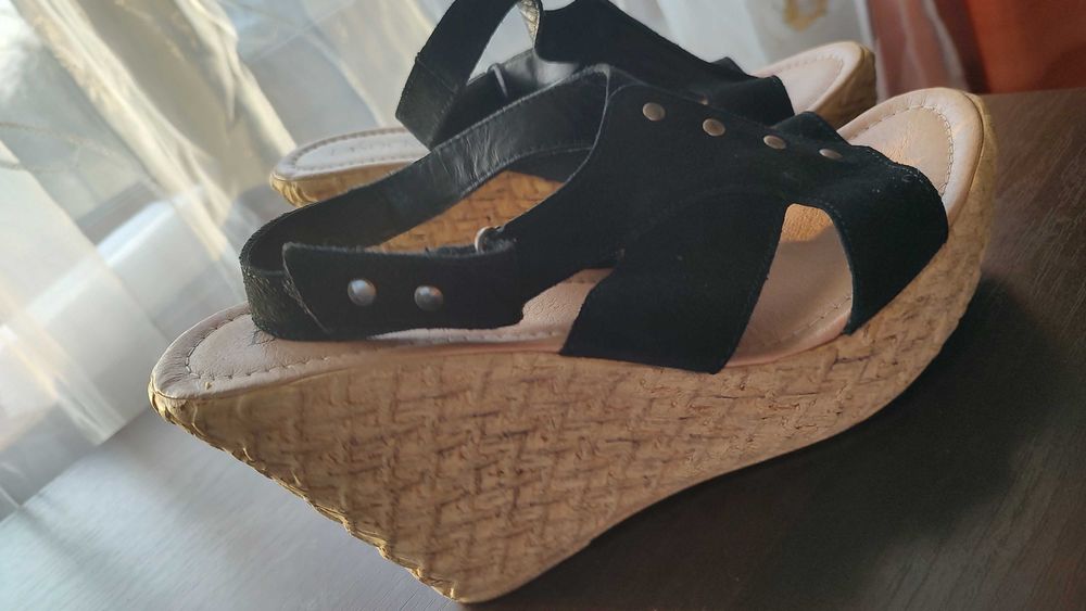 sandały buty koturn lasocki nowe 40