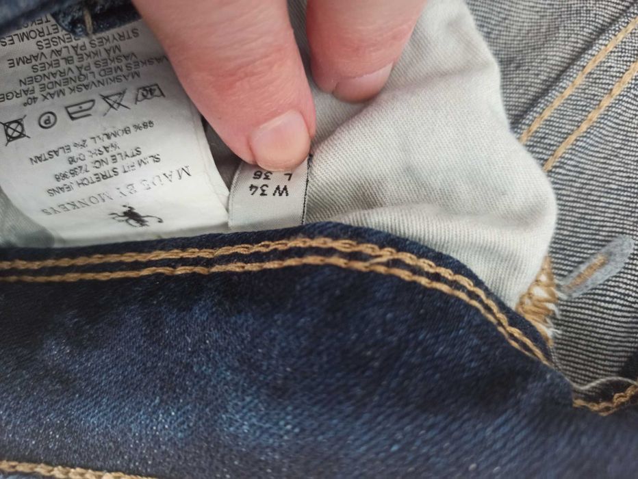 Jeansy Made by Monkeys W34 L36