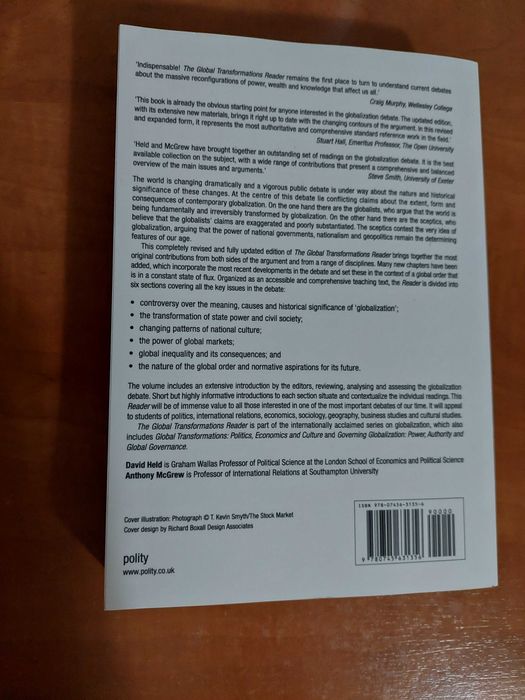 VENDO Global Transformations Reader An Introduction Held & McGrew NOVO