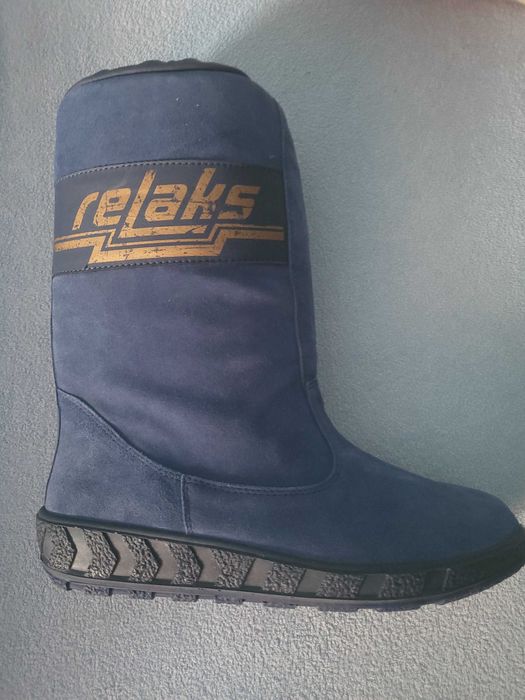 Buty RELAX roz 43 niebieskie śniegowce Nowe