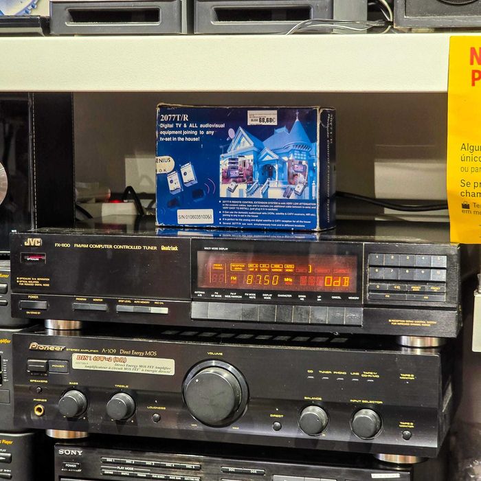 Sintonizador JVC FX-1100BK FM/AM Computer Controlled Tuner — Made in Japan