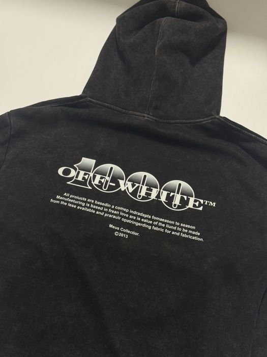 Худі Off-White темно сірого кольору М розмір