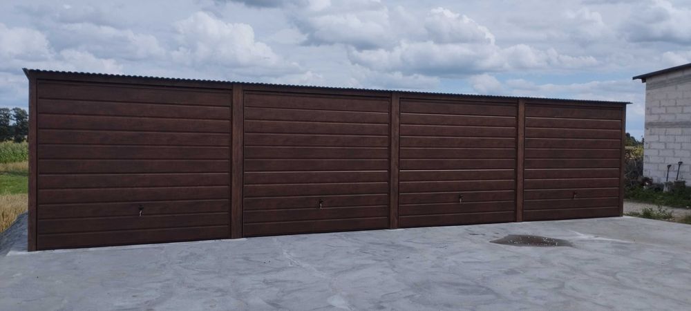 garaż blaszany 12x6 garaże blaszane wiata na busy magazyn  7x5