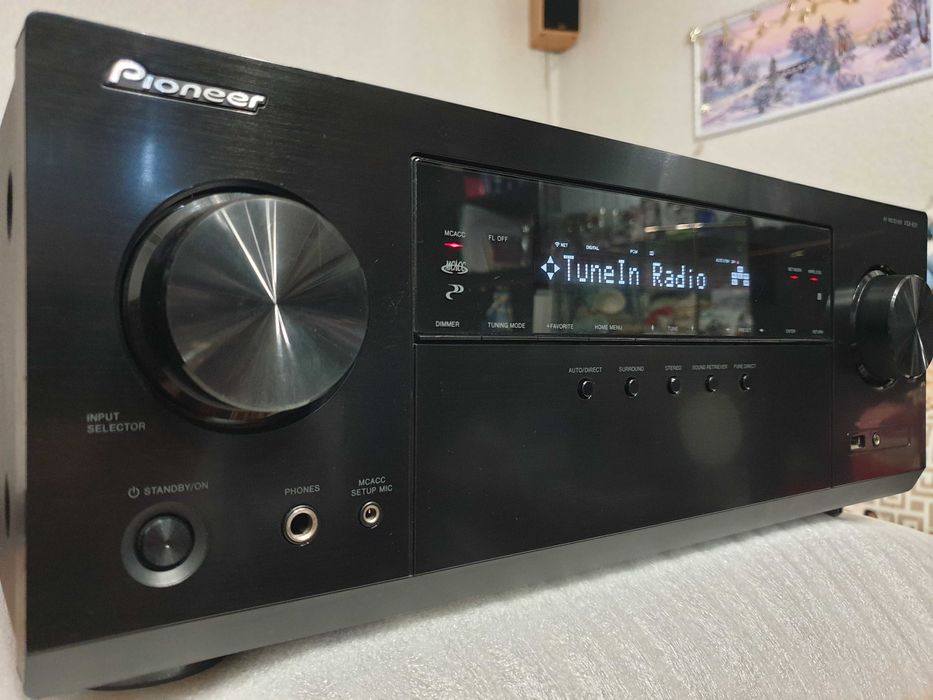 Pioneer VSX-831 TrueHD, 4k HDR, 3D,  WiFi, BT, ARC, USB, DSD, 130W