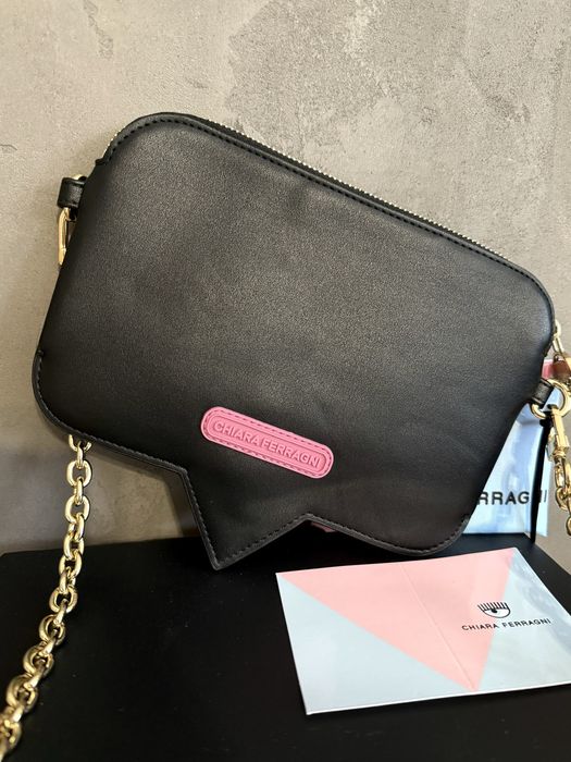 Chiara Ferragni Range A Eyelike Bags torebka listonoszka czarna nowa