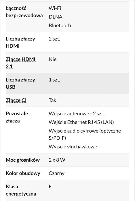 Telewizor TCL 43P610