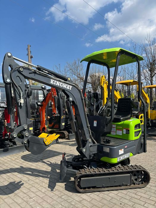 NOWA Minikoparka 1000kg XN10 Chłodnica oleju 2 METRY Głębokość kopania