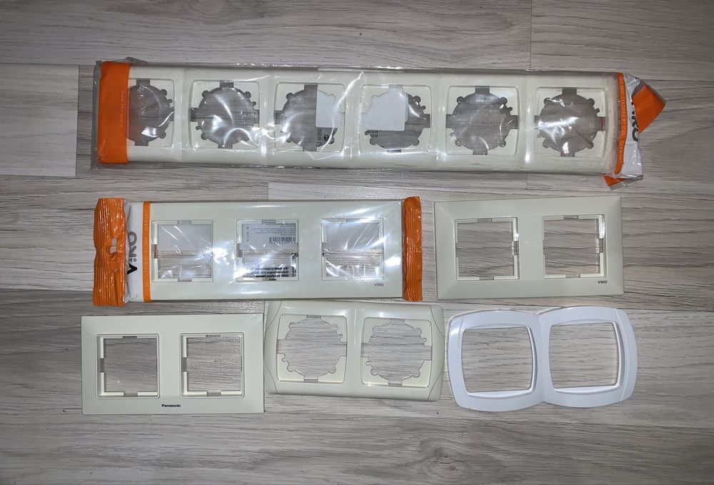 Розетки, выключатели, автоматы, распределительные коробки.