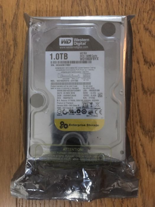 Dysk twardy WD Western Digital seria RE4 1TB 3.5" - NOWY