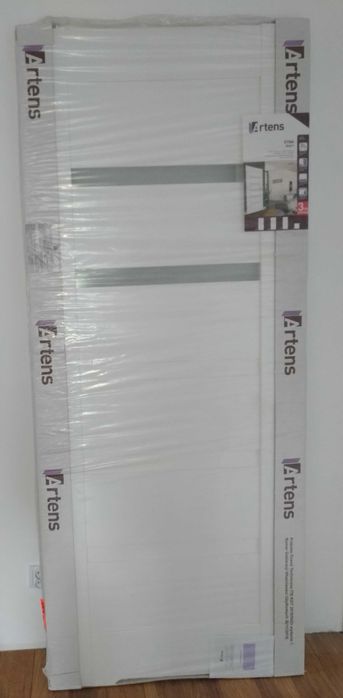 Drzwi wewnętrzne artens etna białe 80cm regulowana ościeżnica 16-18cm