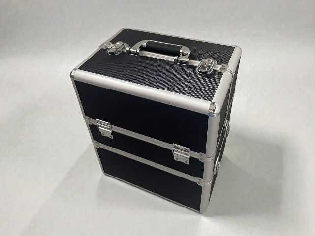 Kuferek Walizka Kosmetyczka Organizer Składany Duży na Lampe UV XXL