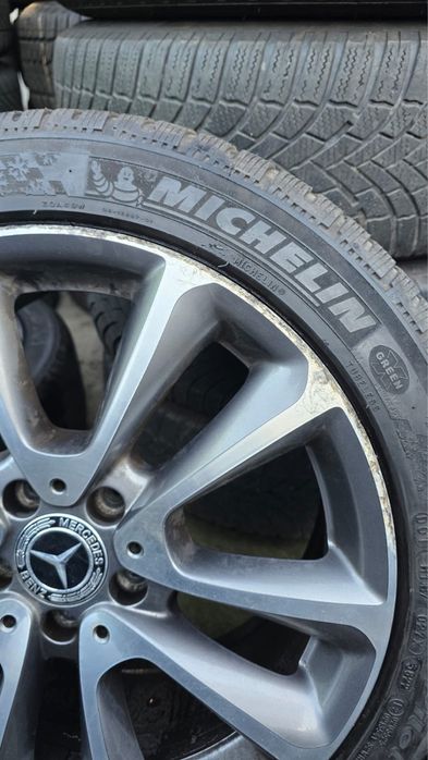 Felgi aluminiowe 18” Mercedes E-Klasa 5x112 + opony zimowe Michelin