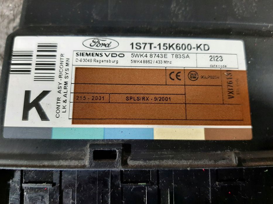 ford mondeo mk3 2.0 tddi 02r sterownik silnika kpl 3s7112a650da