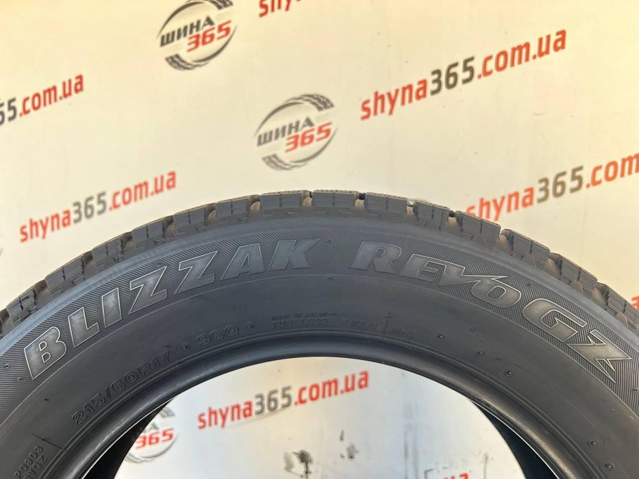 215/60 r17 bridgestone blizzak revo gz 7mm шини бу зима