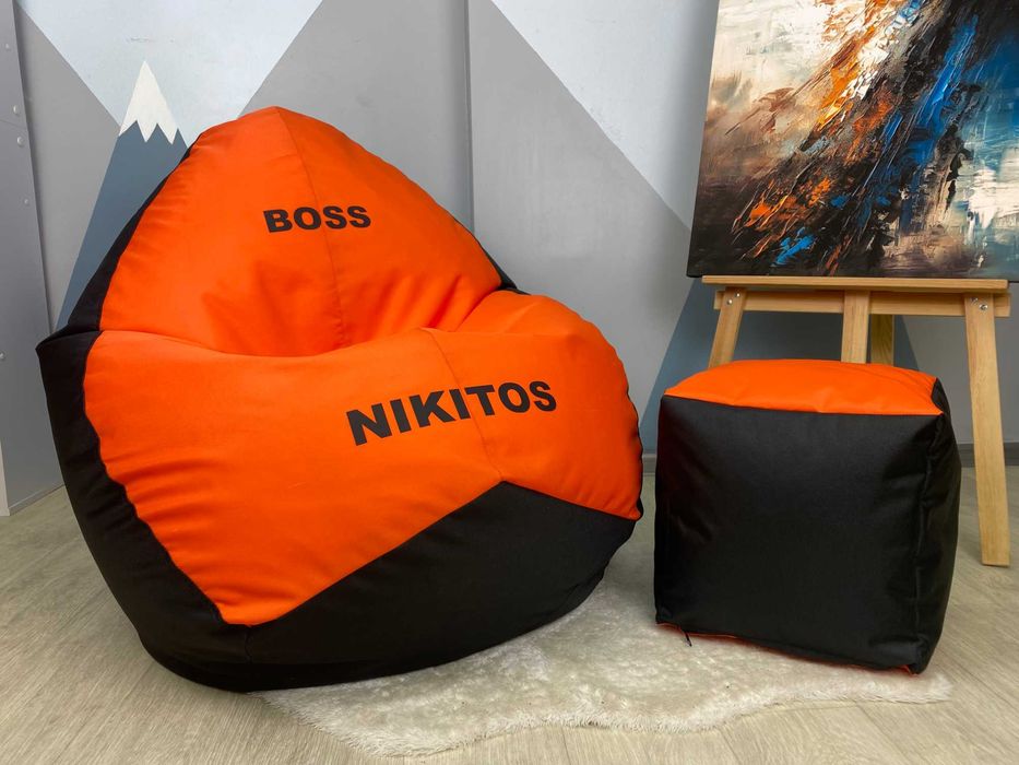 Крісло Мішок, Крісло Груша, М'які меблі від Виробника, Пуфи, М'ячі ОПТ