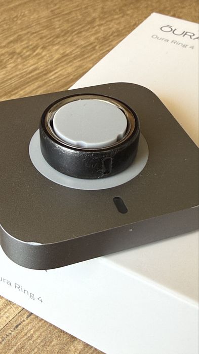 Oura Ring 4 Stealth - Tamanho 7