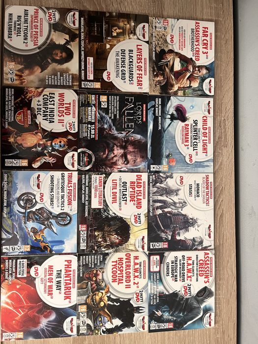 Gry PC DVD – pakiet 12 gier