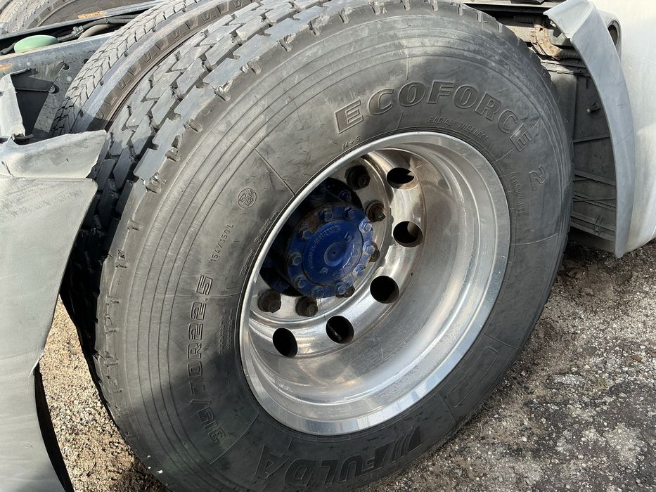 JANTES ALUMINIO E PNEUS CAMIAO MAN EURO 6 ANO 2007 R22.5