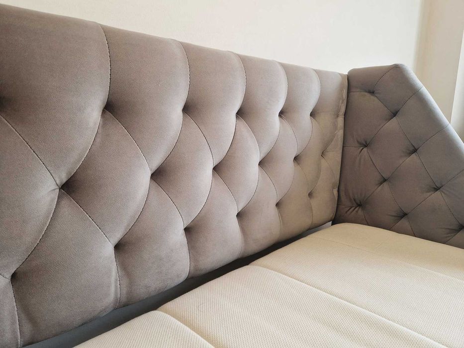 Cama gavetão Veludo Beliani Montargis 90 x 200 cm (sem colchao)