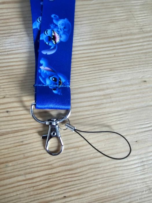 Zestaw Stitch worek i smycz do kluczy telefonu