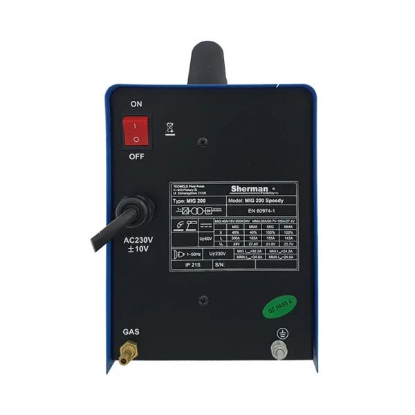 Spawarka Sherman MIG 200 Speedy MIG/MAG MMA 200A IGBT